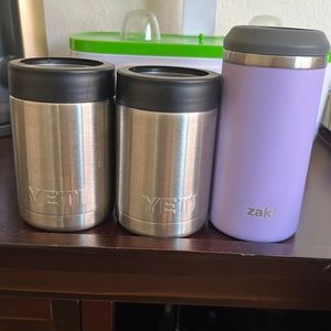 Rambler colster x 2 and slim can koozie